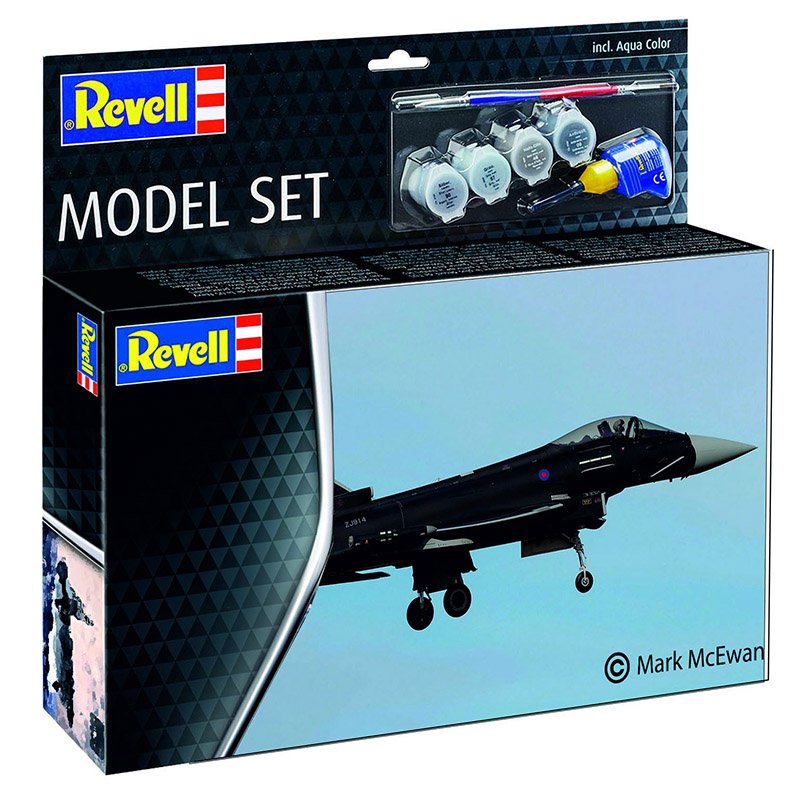REVELL 1/144 MODEL SET EUROFIGHTER TYPHOON - RAF