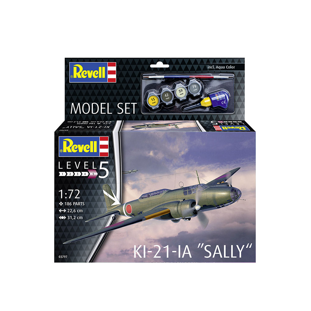 REVELL 1/72 MODEL SET KI-21-LA SALLY