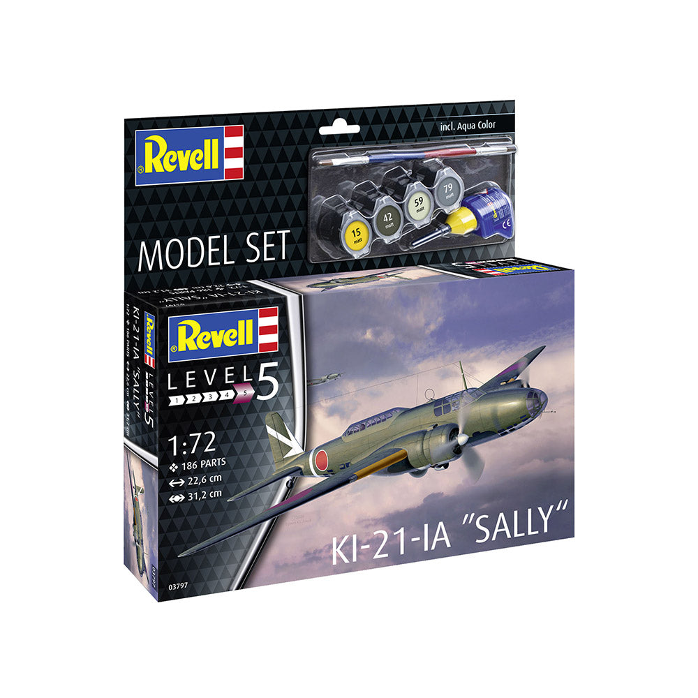 REVELL 1/72 MODEL SET KI-21-LA SALLY
