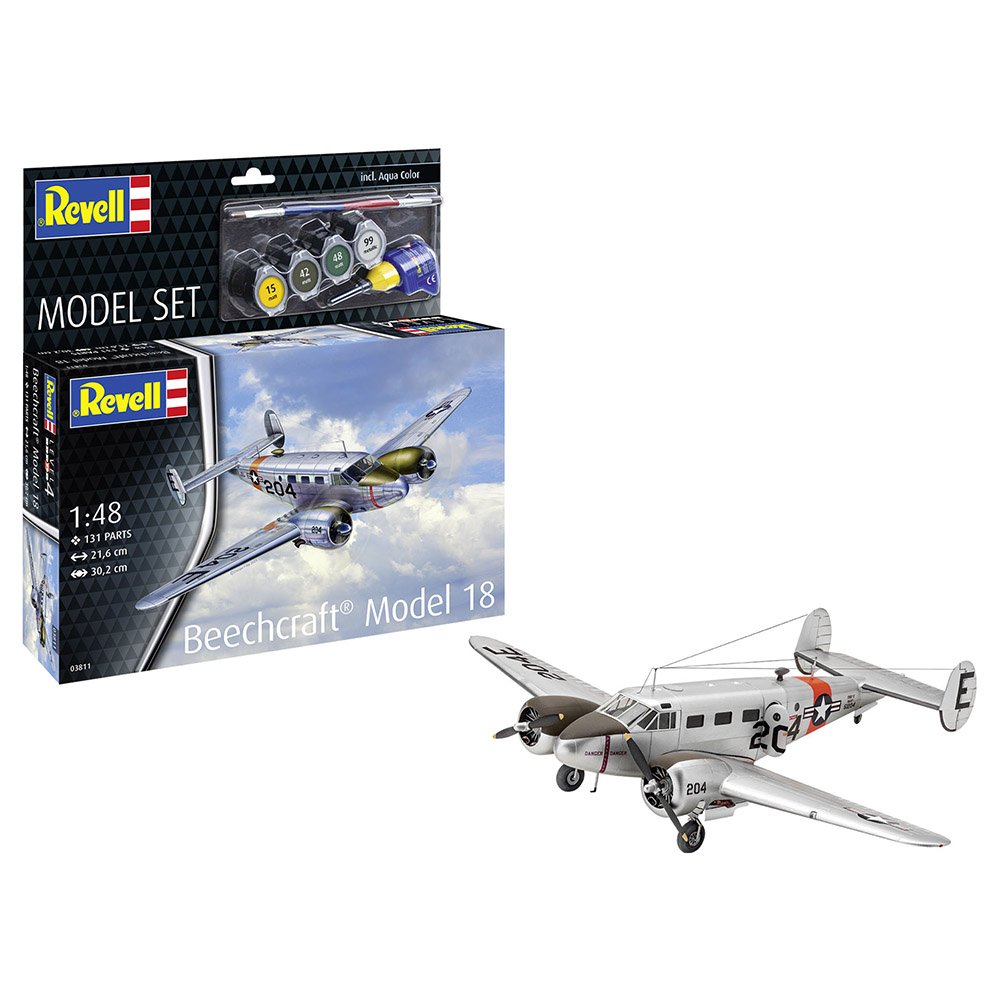 REVELL 1/48 MODEL SET BEECHCRAFT MODEL 18