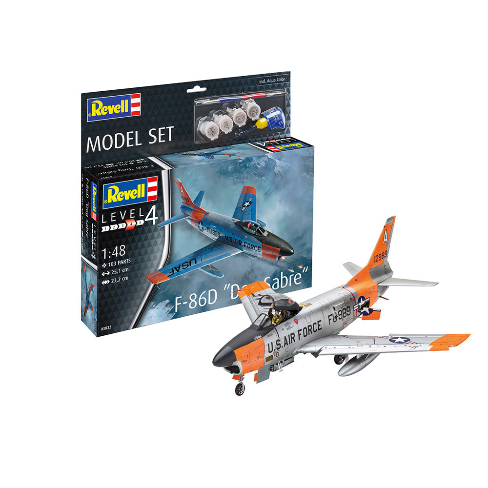 REVELL 1/48 MODEL SET F-86D DOG SABRE