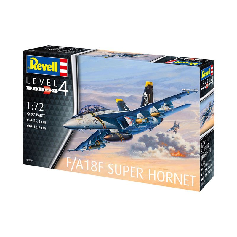 REVELL 1/72 MODEL SET F/A 18F SUPER HORNET