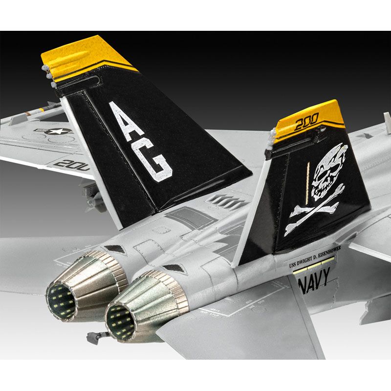 REVELL 1/72 MODEL SET F/A 18F SUPER HORNET