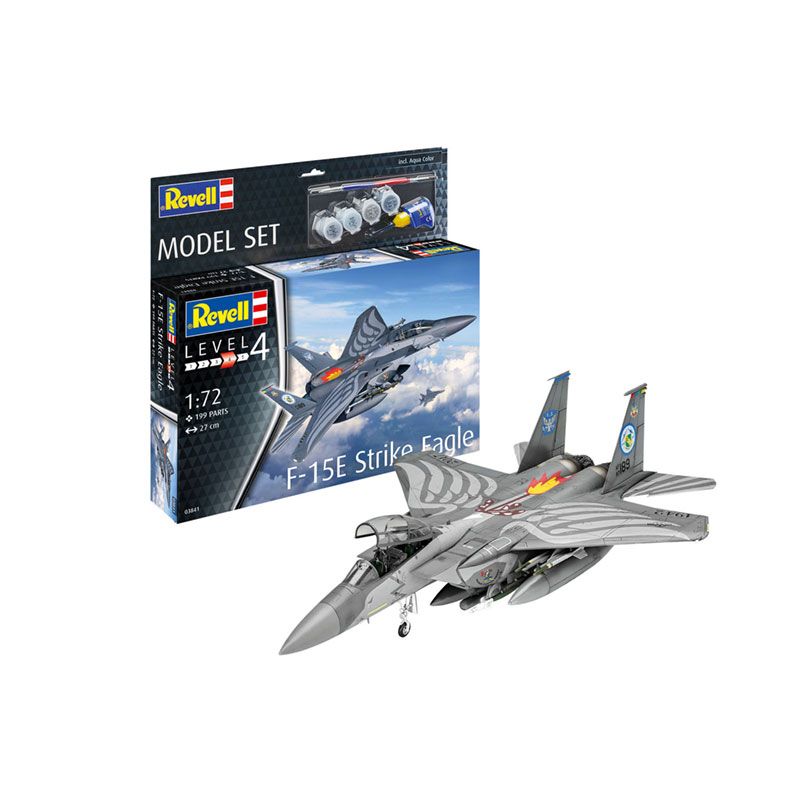 REVELL 1/72 MODEL SET F-15E STRIKE EAGLE