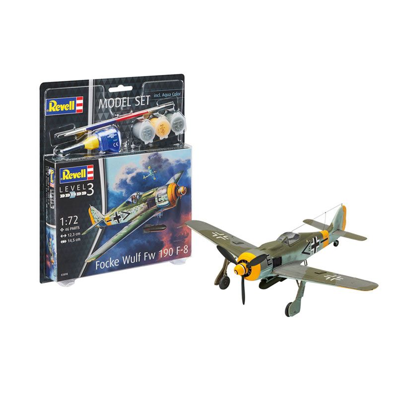 REVELL 1/72 MODEL SET FOCKE WULF FW190 F-8
