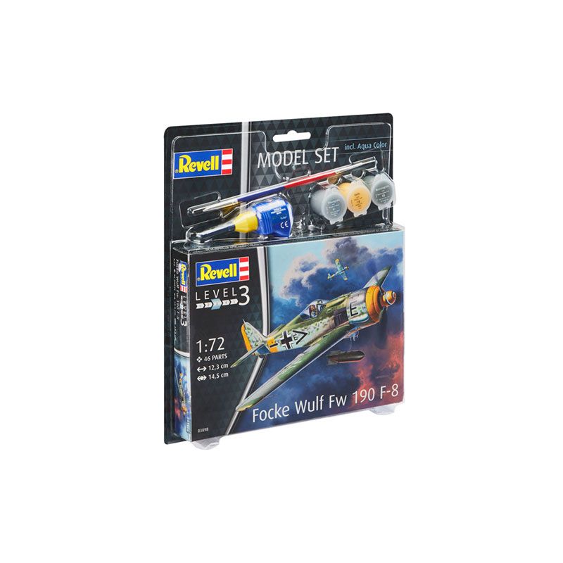 REVELL 1/72 MODEL SET FOCKE WULF FW190 F-8