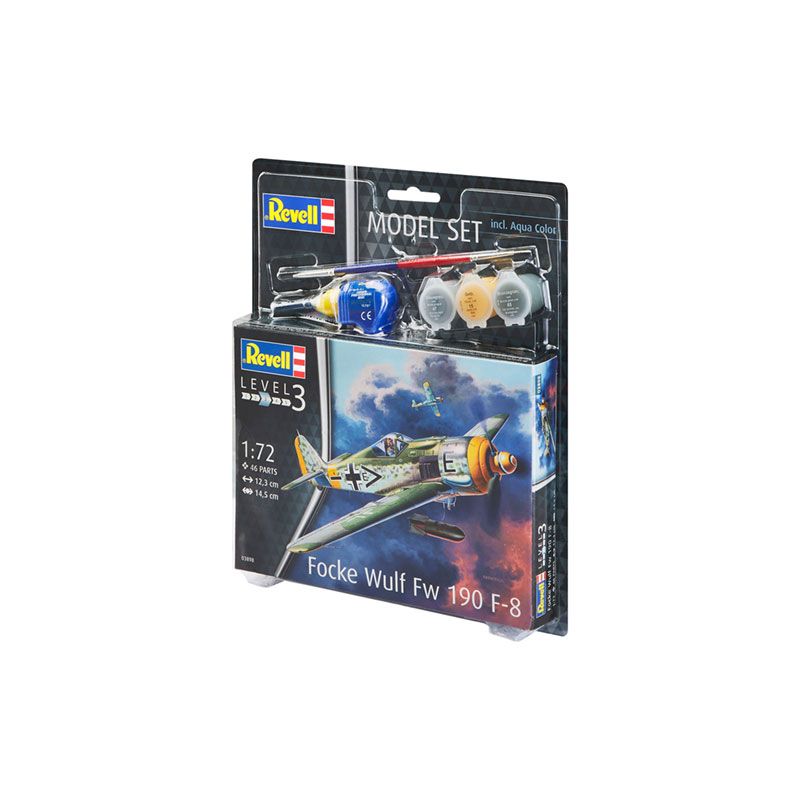 REVELL 1/72 MODEL SET FOCKE WULF FW190 F-8