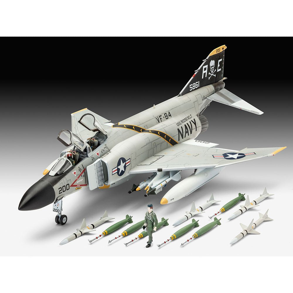 REVELL 1/72 MODEL SET F-4J PHANTOM II