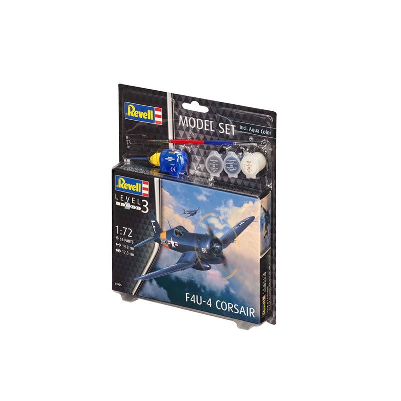 REVELL 1/72 MODEL SET F4U-4 CORSAIR