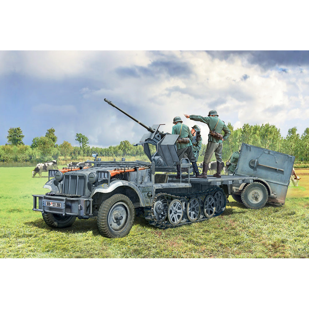 ITALERI 1/35 SD. KFZ. 10/4 WITH FLAK 30