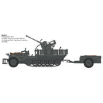 ITALERI 1/35 SD. KFZ. 10/4 WITH FLAK 30