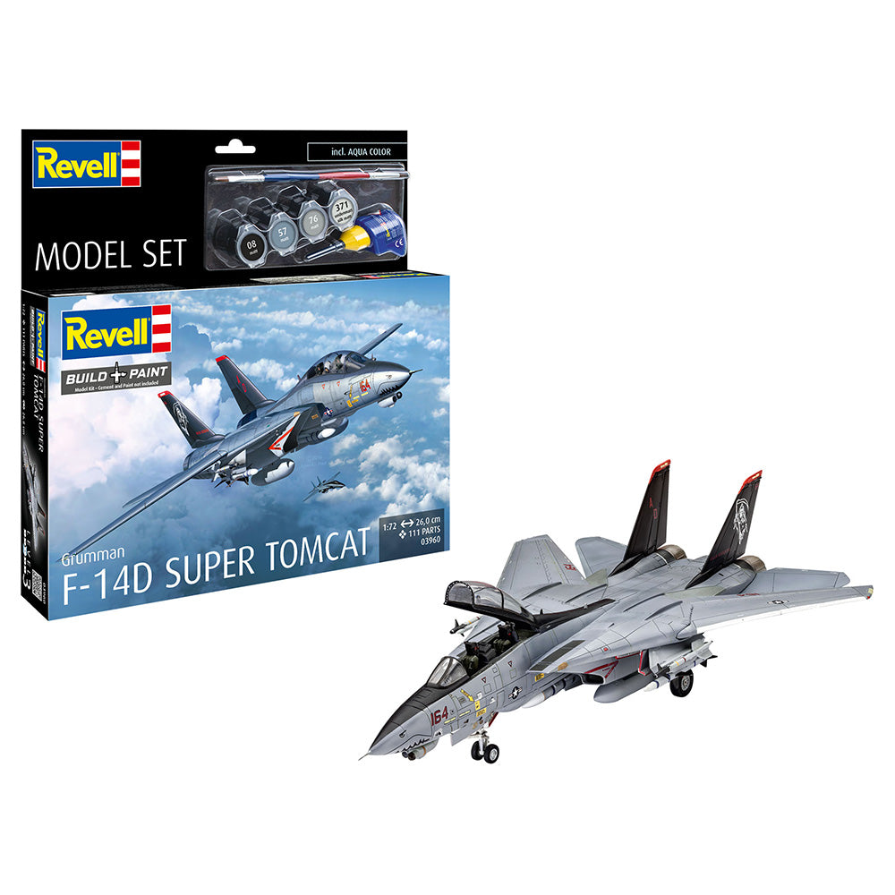 REVELL 1/72 MODEL SET F-14D SUPER TOMCAT