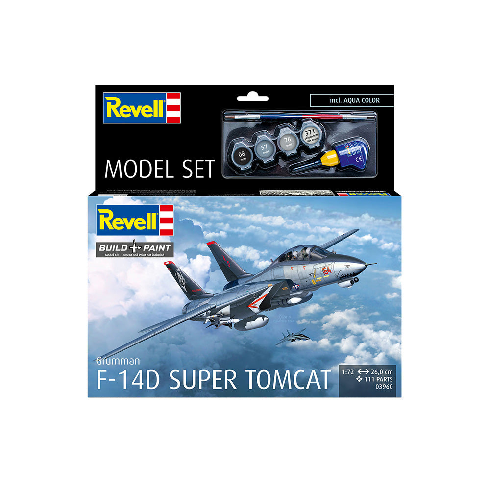 REVELL 1/72 MODEL SET F-14D SUPER TOMCAT