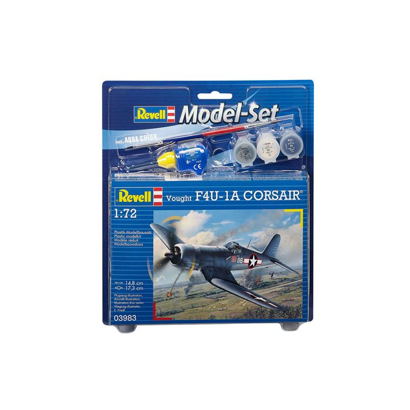 REVELL 1/72 MODEL SET VOUGHT F4U-1D CORSAIR