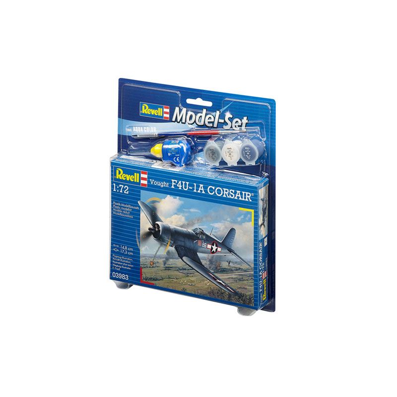 REVELL 1/72 MODEL SET VOUGHT F4U-1D CORSAIR
