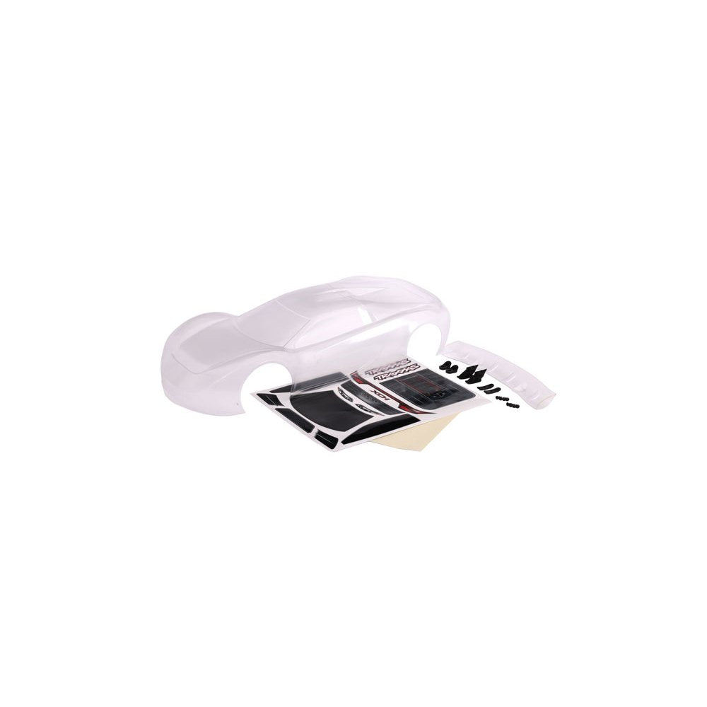TRAXXAS BODY XO-1 CLEAR W/WING