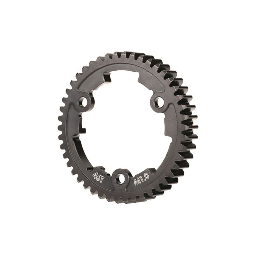 TRAXXAS SPUR GEAR, 46-T STEEL 1.0 MP