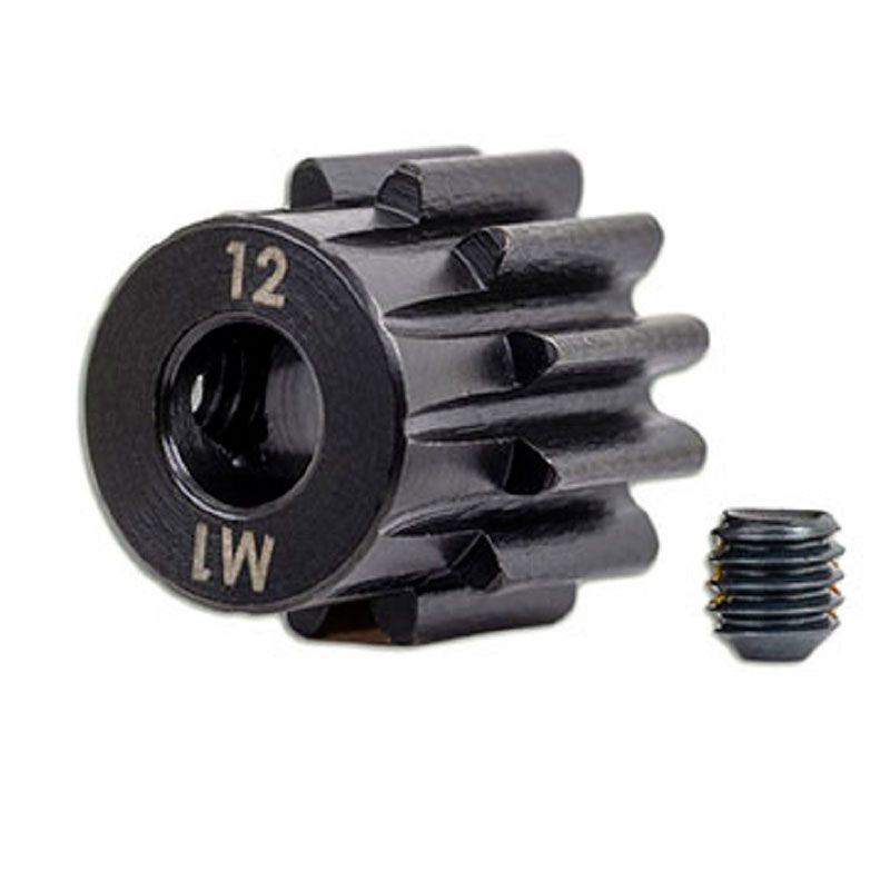 TRAXXAS GEAR 12-T PINION (1.0 METRIC PITCH) (FITS 5MM SHAFT)/ SET SCREW