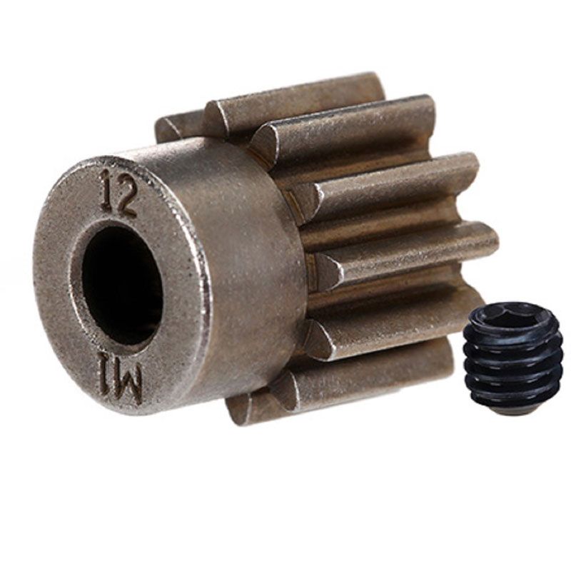 TRAXXAS GEAR 12T PINION (FITS 5MM SHAFT)/ SET SCREW