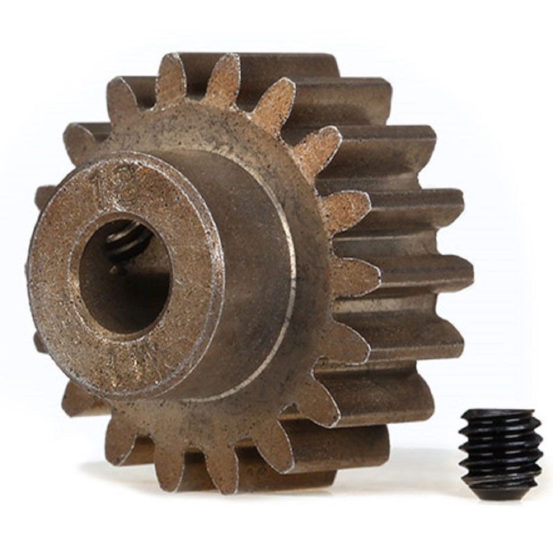 TRAXXAS GEAR 18T PINION (1.0 METRIC GEAR)