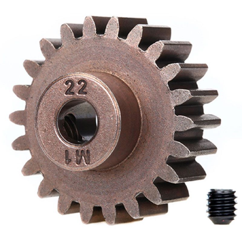 TRAXXAS GEAR 22T PINION (1.0 METRIC PITCH)