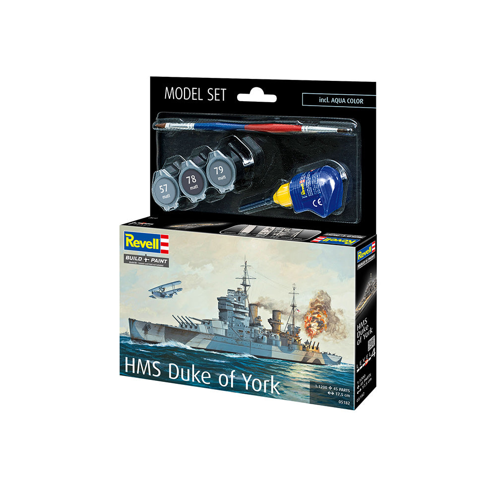 REVELL 1/1200 MODEL SET BATTLESHIP HMS DUKE OF YORK
