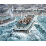 ITALERI 1/35 LCVP WITH U.S. INFANTRY - D-DAY NORMANDY 1944 2014