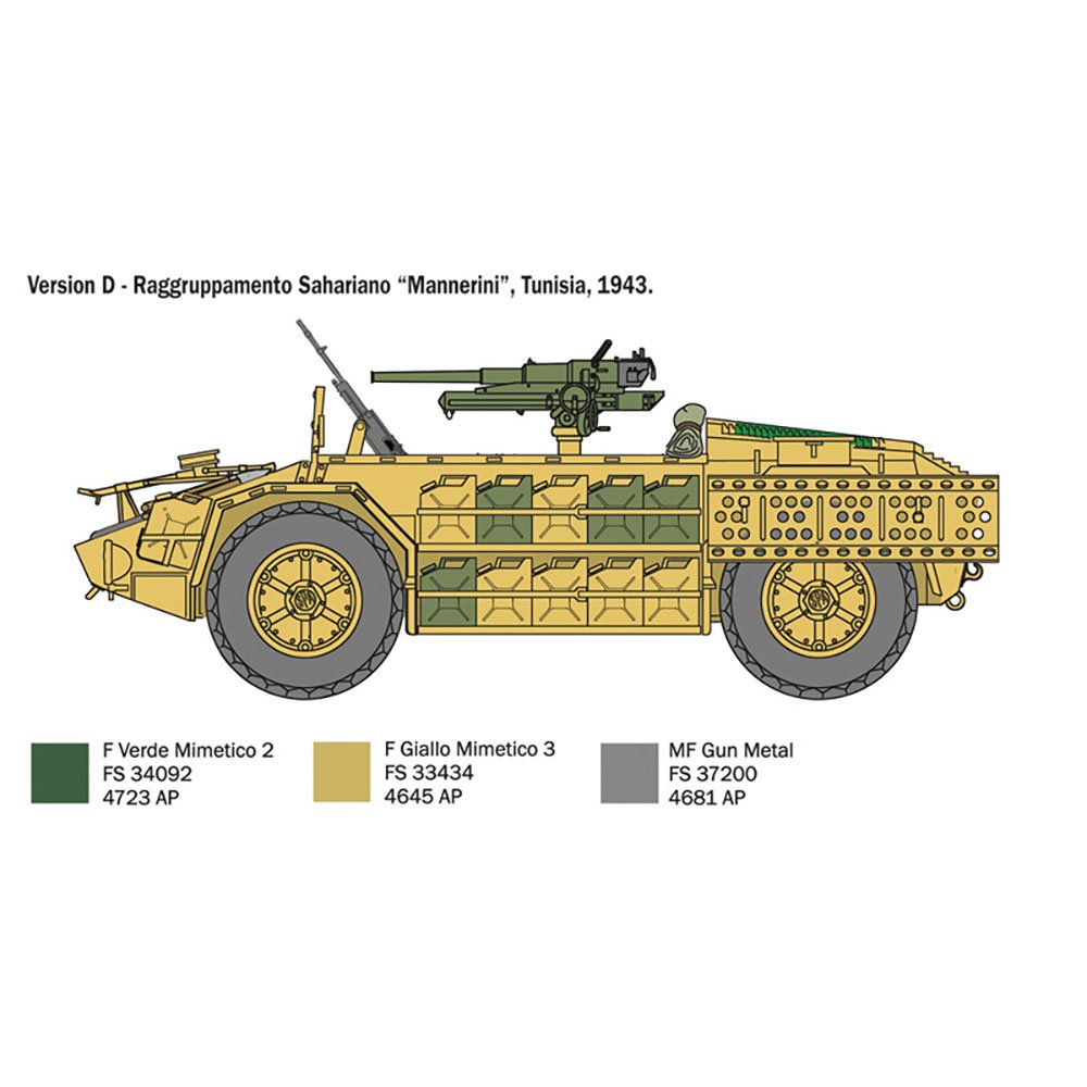 ITALERI 1/35 AS.42 SAHARIANA