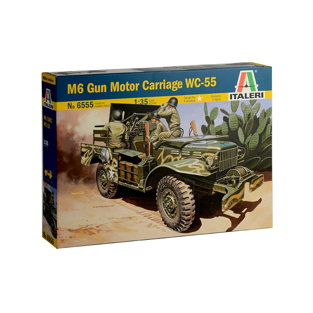 ITALERI 1/35 M6 GUN MOTOR CARRIAGE WC-55