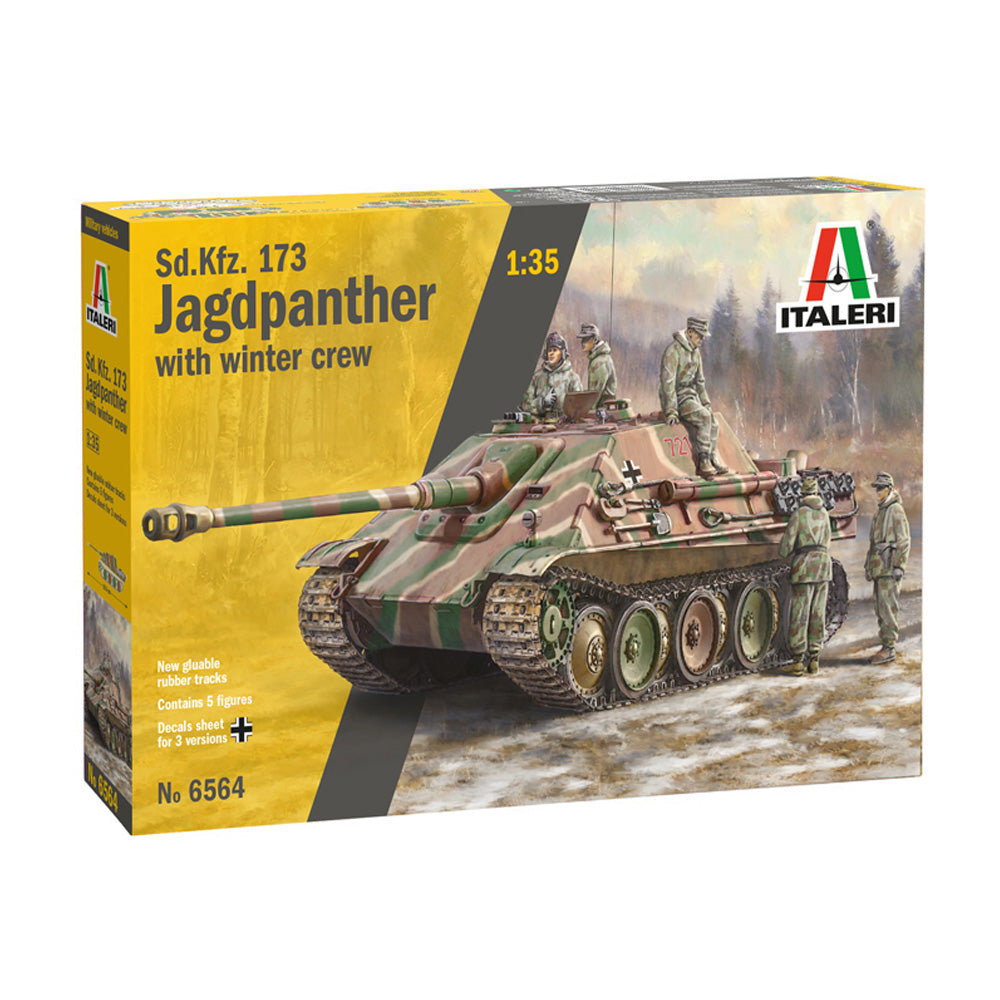 ITALERI 1/35 JAGDPANTHER W/WINTER CREW
