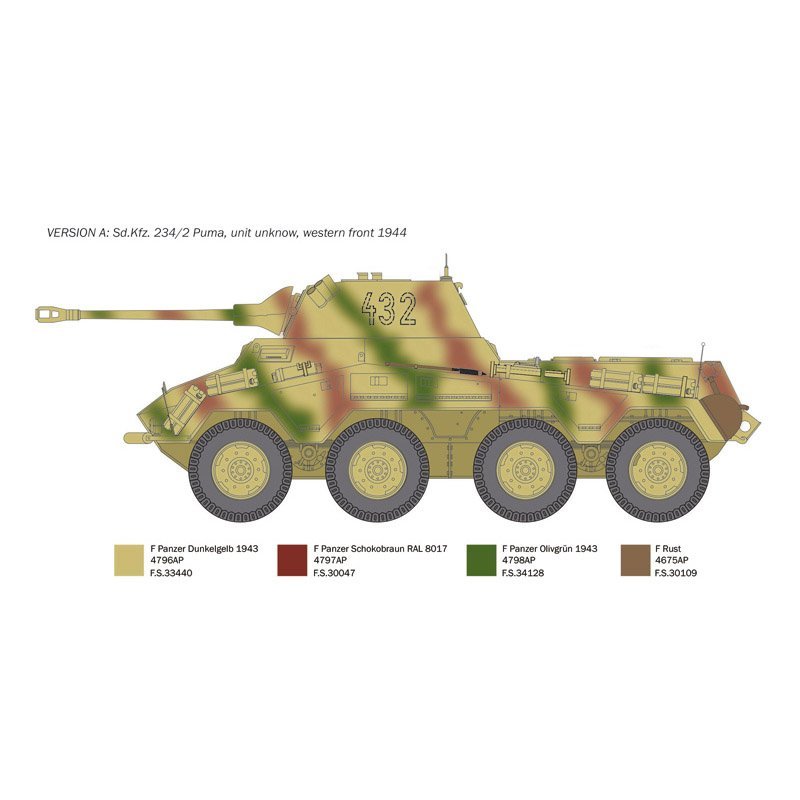 ITALERI 1/35 SD.KFZ 234/2 PUMA