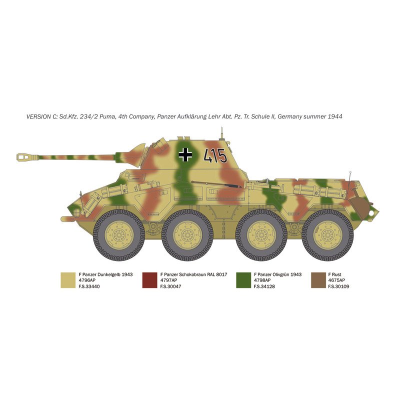 ITALERI 1/35 SD.KFZ 234/2 PUMA