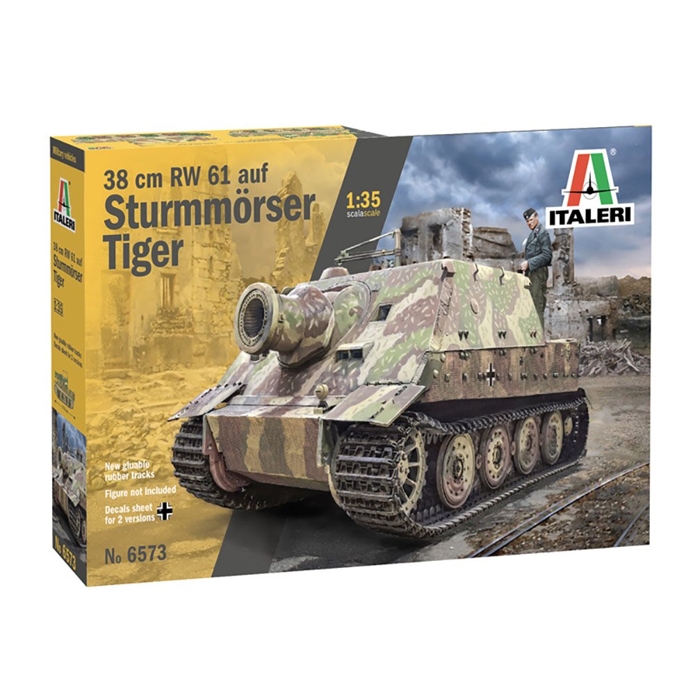ITALERI 1/35 38CM RW 61 AUF STURMMORSER TIGER TANK