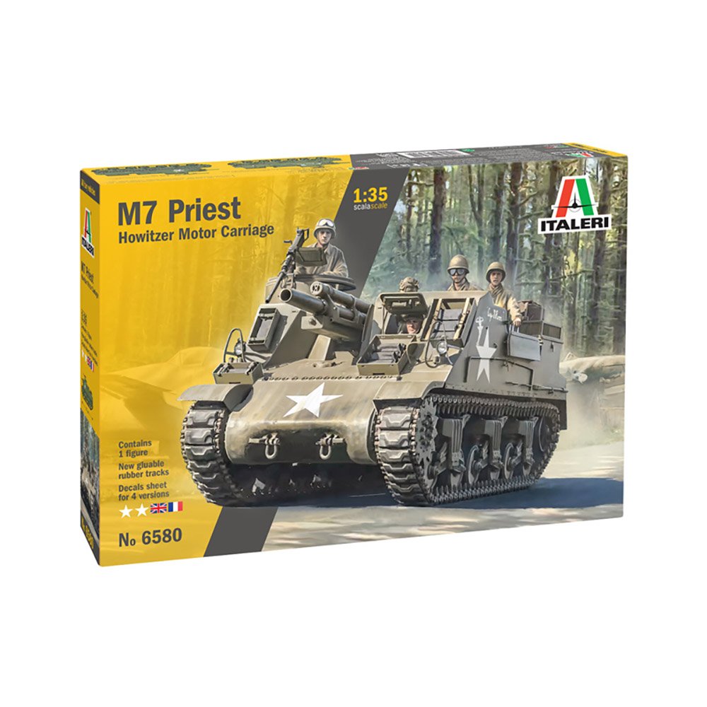 ITALERI 1/35 M7 PRIEST HOWITZER MOTOR CARRIAGE