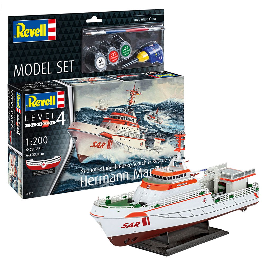 REVELL 1/200 MODEL SET SEENOTRUZER HERMANN MARWEDE