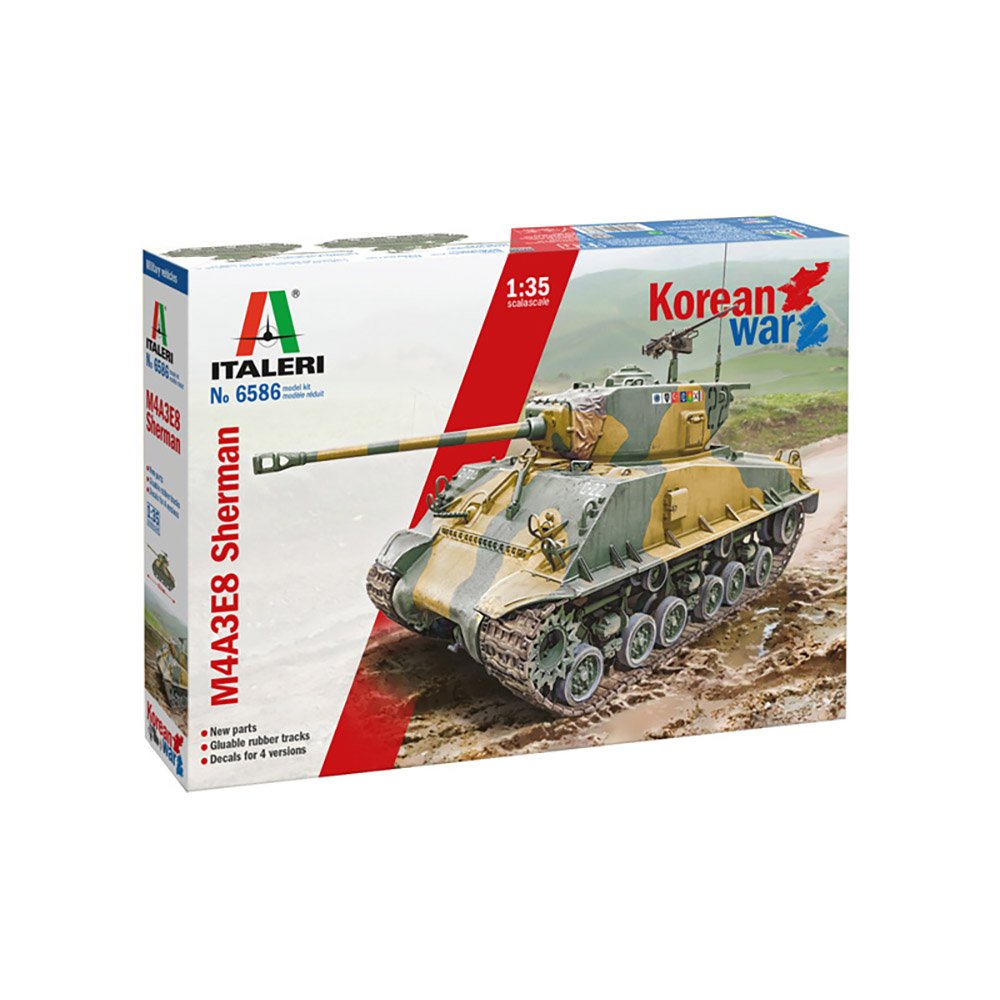 ITALERI 1/35 M4A3E8 SHERMAN KOREAN WAR
