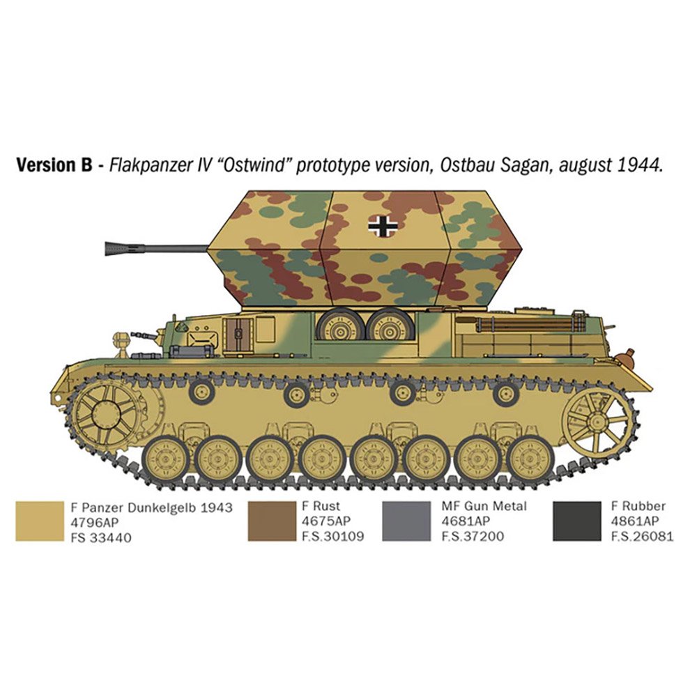 ITALERI 1/35 FLAKPANZER IV OSTWIND