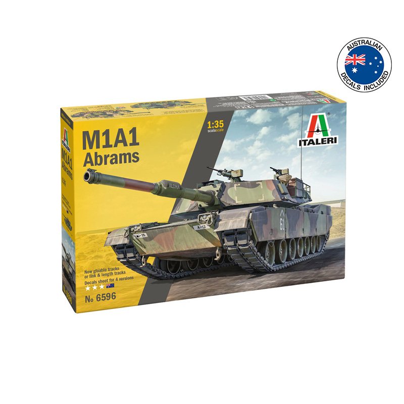 ITALERI 1/35 M1A1 ABRAMS WITH AUS. DECALS