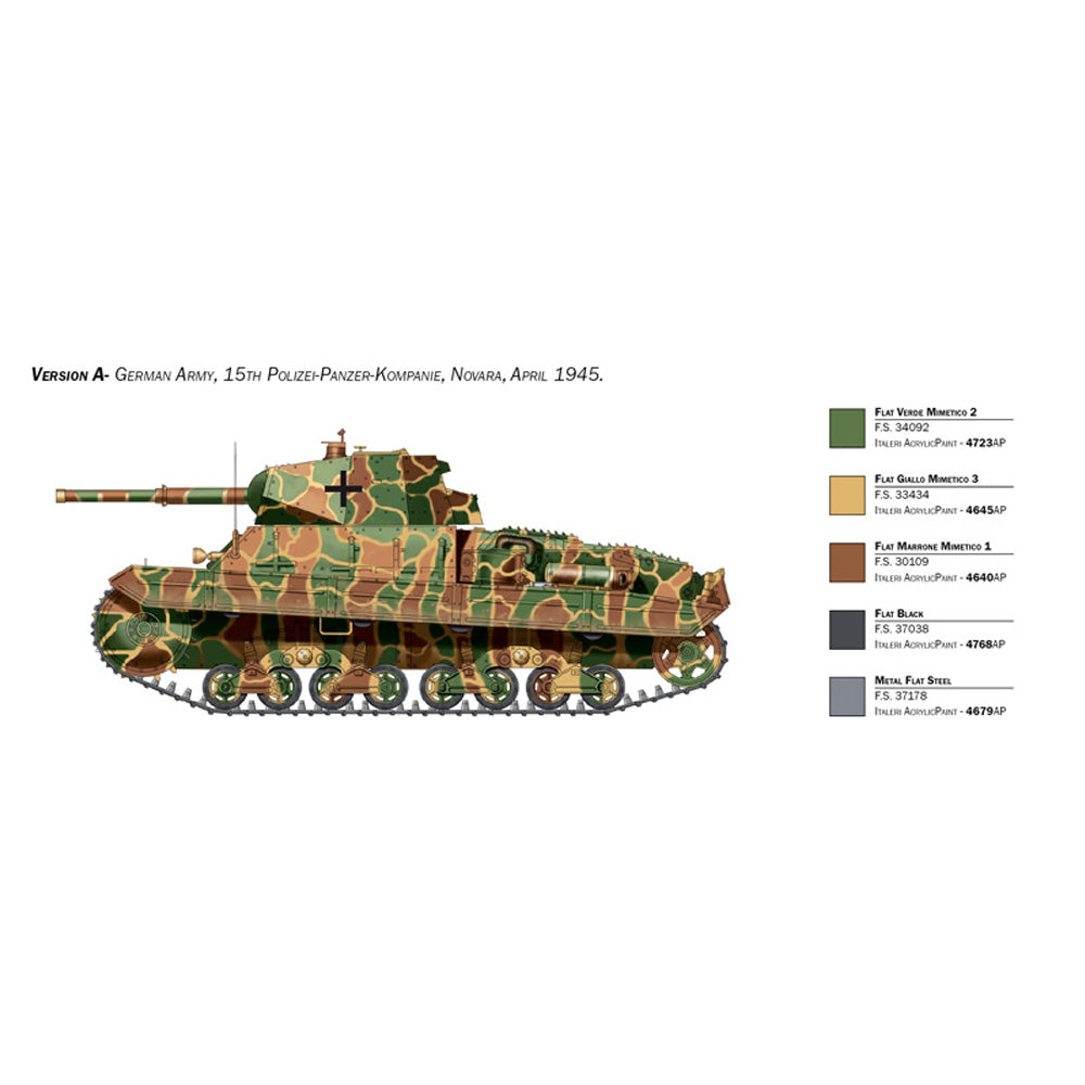 ITALERI 1/35 CARRO ARMATO P40