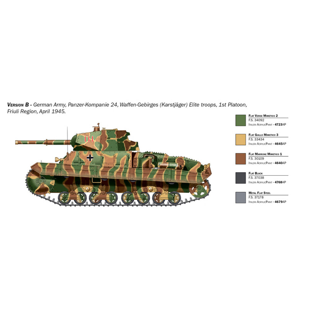 ITALERI 1/35 CARRO ARMATO P40