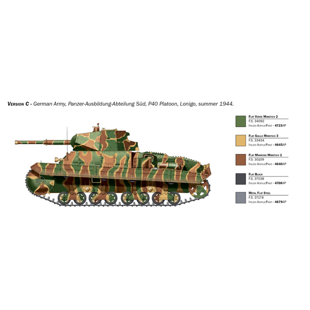 ITALERI 1/35 CARRO ARMATO P40