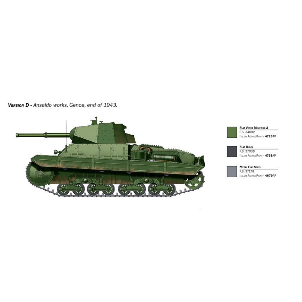 ITALERI 1/35 CARRO ARMATO P40