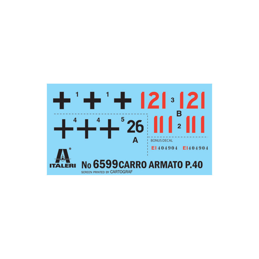 ITALERI 1/35 CARRO ARMATO P40