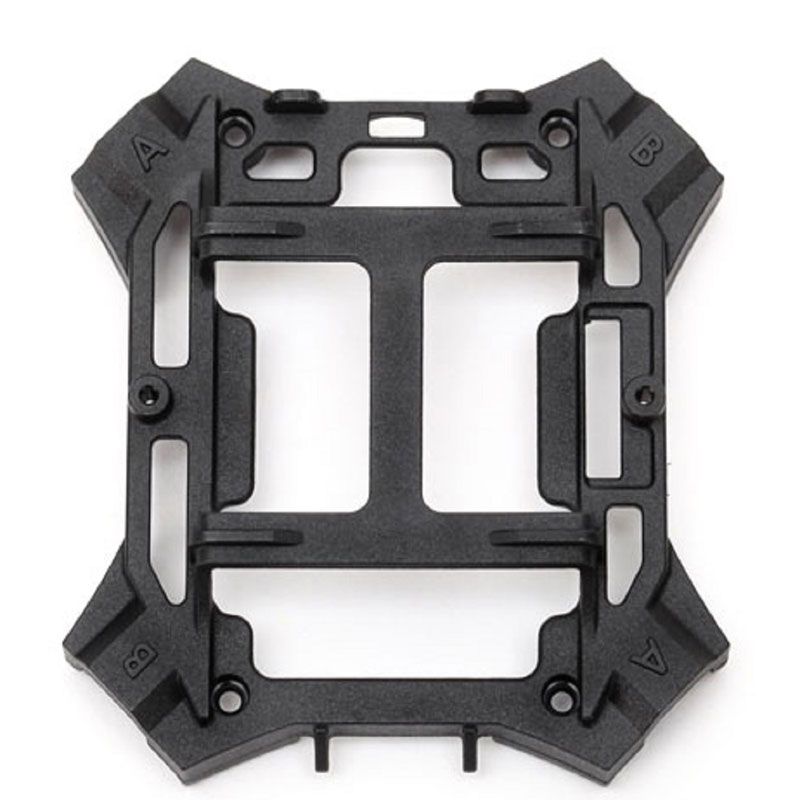 TRAXXAS MAIN FRAME LOWER (BLK)/ SCREWS MAIN F