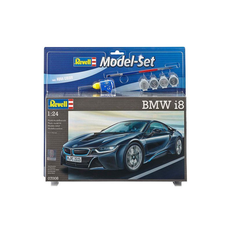 REVELL 1/24 MODEL SET BMW I8
