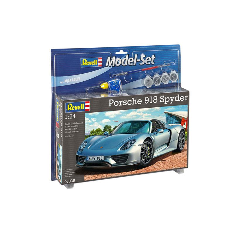 REVELL 1/24 MODEL SET PORSCHE 918 SPYDER