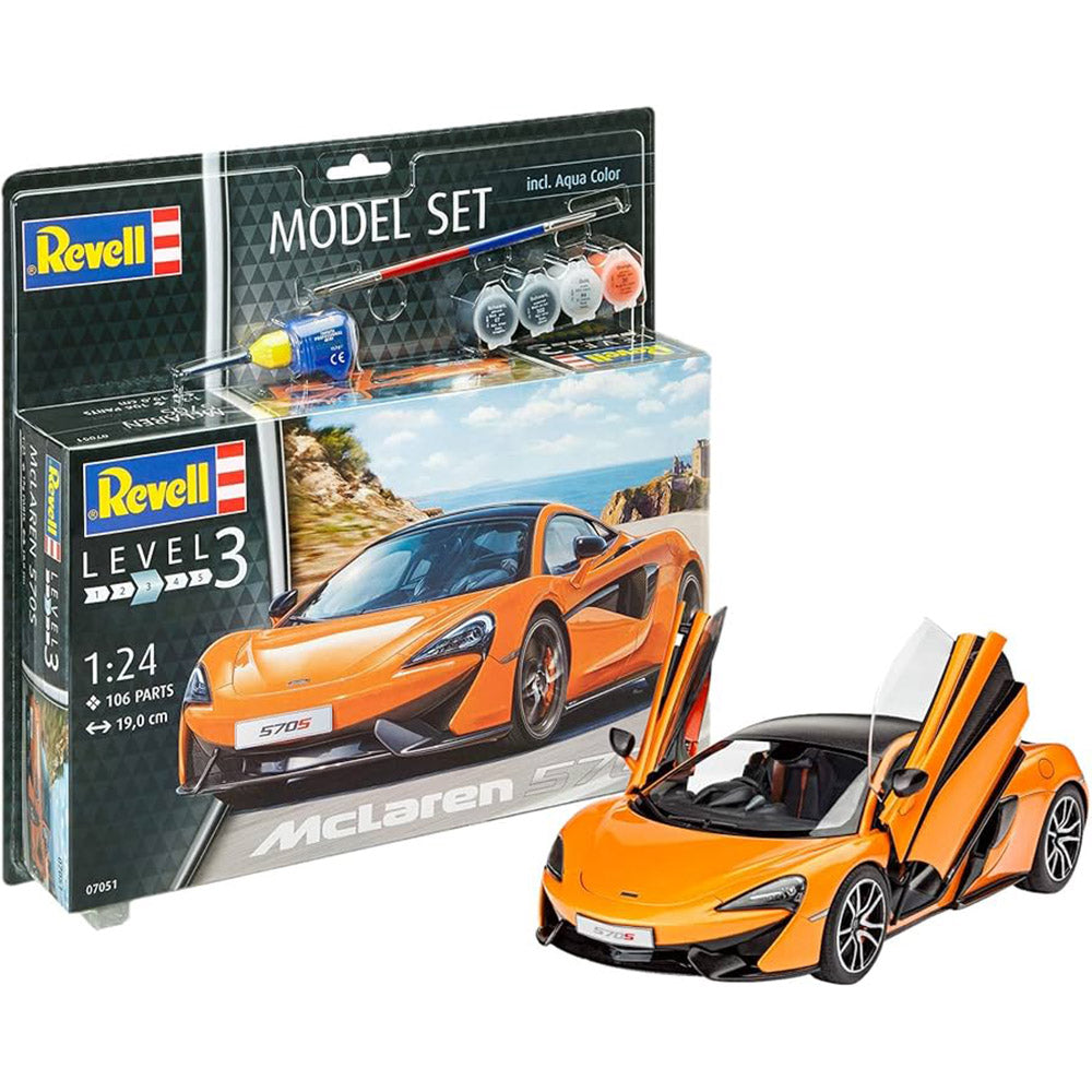 REVELL 1/24 MODEL SET MCLAREN 570S