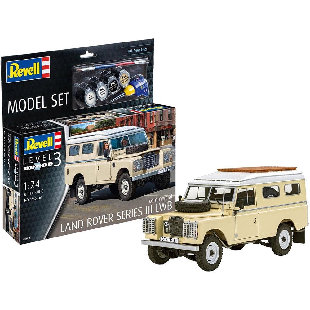 REVELL 1/24 MODEL SET LAND ROVER SERIES III LWB (COMMERCIAL)