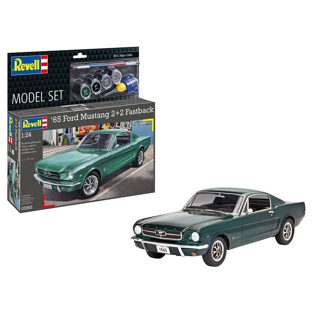 REVELL 1/24 MODEL SET 1965 FORD MUSTANG 2+2 FASTBACK