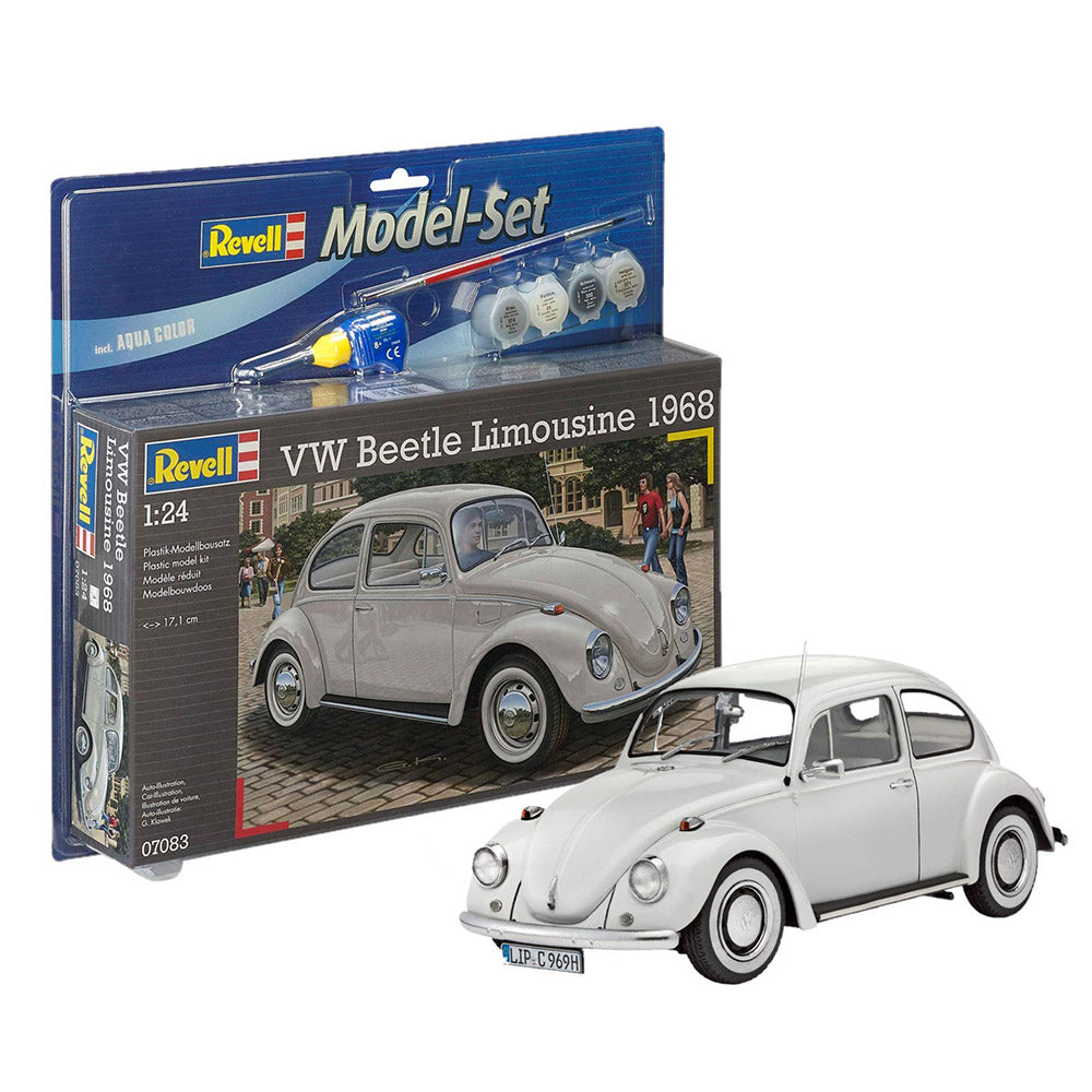 REVELL 1/24 MODEL SET VW BEETLE LIMOUSINE 1968